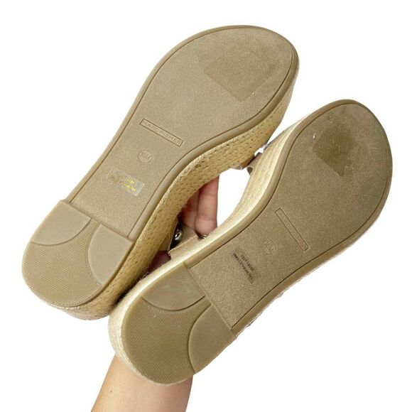 MARC FISHER Jalyn Embellished Espadrille Platform Sandal - Picture 8 of 9